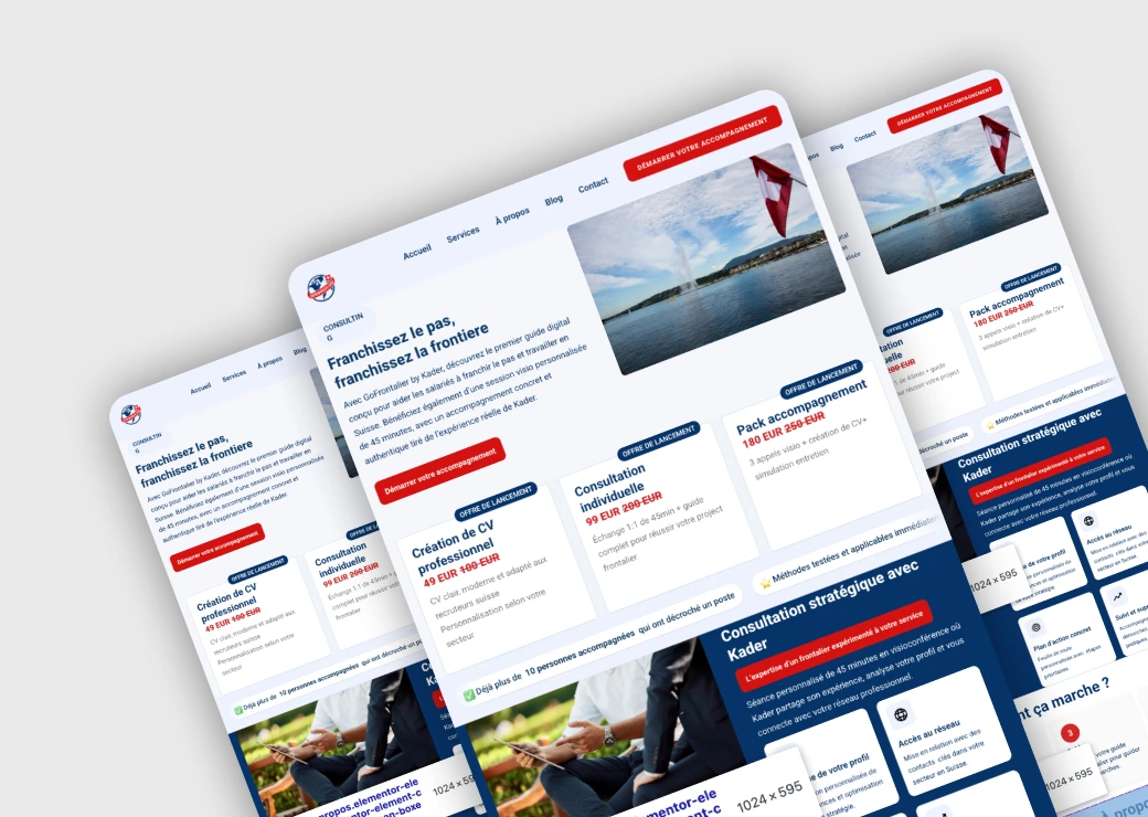 Page produit gofrontalier